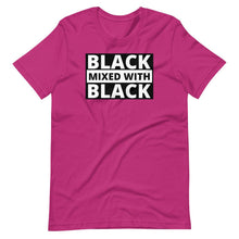 Load image into Gallery viewer, Black Mixed With Black Unisex Tee - Melanated Vibes
