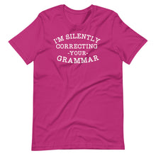 Load image into Gallery viewer, Silently Correcting Your Grammar Unisex Tee
