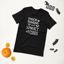 Load image into Gallery viewer, Thick Thighs Spooky Vibes Unisex Tee
