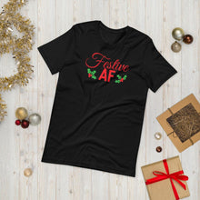 Load image into Gallery viewer, Festive AF Unisex Tee - Melanated Vibes
