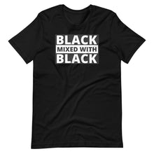 Load image into Gallery viewer, Black Mixed With Black Unisex Tee - Melanated Vibes
