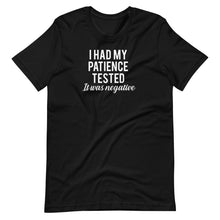 Load image into Gallery viewer, Negative Patience Unisex Tee
