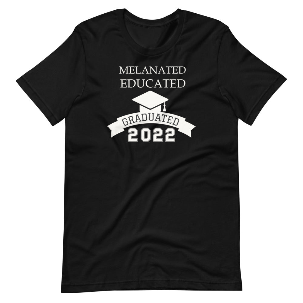 Melanated, Educated, Graduated Unisex Tee