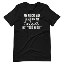 Load image into Gallery viewer, Based on my Talent Unisex Tee
