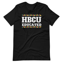 Load image into Gallery viewer, HBCU Educated Tribal Design Unisex Tee
