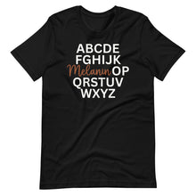 Load image into Gallery viewer, Melanin ABCs Unisex Tee
