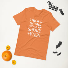 Load image into Gallery viewer, Thick Thighs Spooky Vibes Unisex Tee
