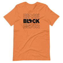 Load image into Gallery viewer, Black Stacked Unisex Tee
