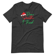 Load image into Gallery viewer, Dear Santa Unisex Tee - Melanated Vibes
