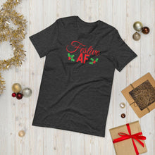 Load image into Gallery viewer, Festive AF Unisex Tee - Melanated Vibes
