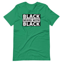 Load image into Gallery viewer, Black Mixed With Black Unisex Tee - Melanated Vibes
