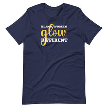 Load image into Gallery viewer, Black Women Glow Different Unisex Tee - Melanated Vibes
