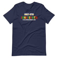 Load image into Gallery viewer, Juneteenth Independence Day Unisex Tee
