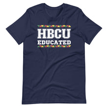 Load image into Gallery viewer, HBCU Educated Tribal Design Unisex Tee
