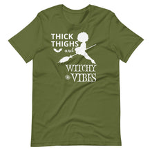 Load image into Gallery viewer, Thick Thighs Witchy Vibes Unisex Tee
