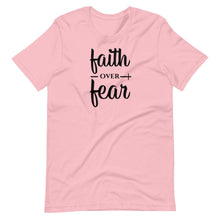 Load image into Gallery viewer, Faith Over Fear Unisex Tee - Melanated Vibes
