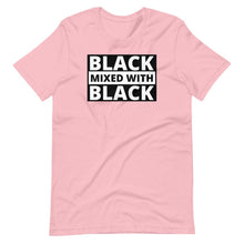 Load image into Gallery viewer, Black Mixed With Black Unisex Tee - Melanated Vibes
