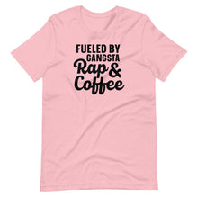 Load image into Gallery viewer, Fueled by Gangsta Rap &amp; Coffee Unisex Tee - Melanated Vibes
