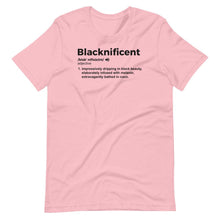 Load image into Gallery viewer, Blacknificent Unisex Tee - Melanated Vibes
