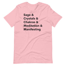 Load image into Gallery viewer, Sage &amp; Crystals Unisex Tee
