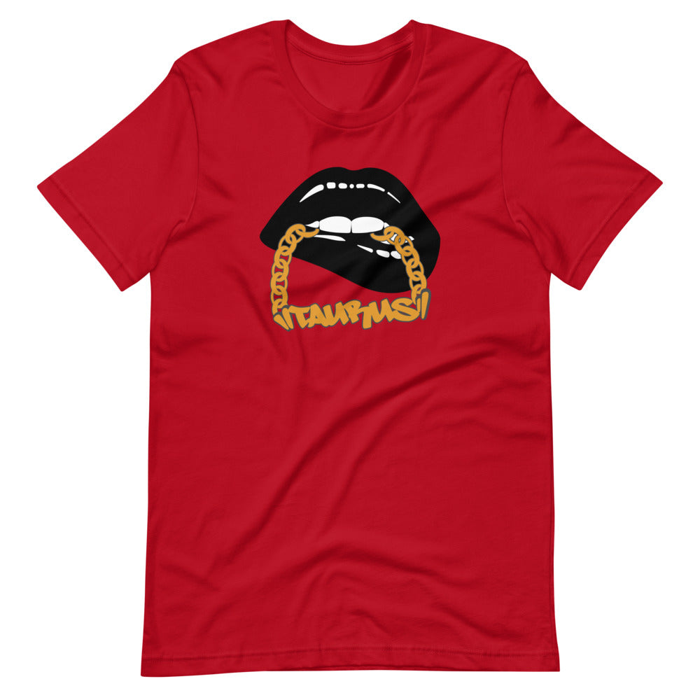 Taurus Zodiac Chain Unisex Tee (Black)
