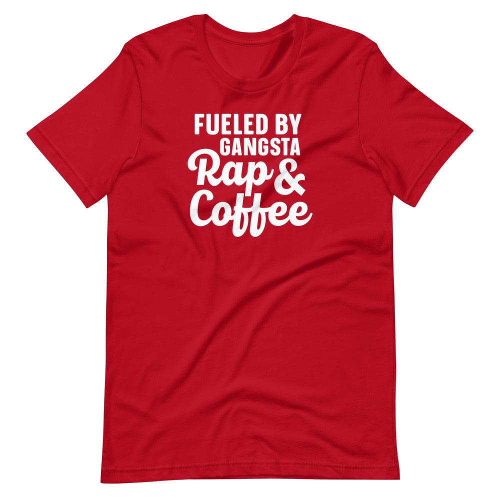 Fueled by Gangsta Rap & Coffee Unisex Tee - Melanated Vibes