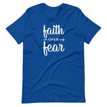 Load image into Gallery viewer, Faith Over Fear Unisex Tee - Melanated Vibes
