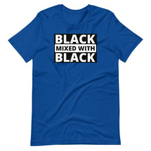 Load image into Gallery viewer, Black Mixed With Black Unisex Tee - Melanated Vibes
