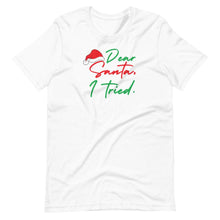 Load image into Gallery viewer, Dear Santa Unisex Tee - Melanated Vibes
