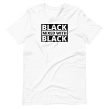 Load image into Gallery viewer, Black Mixed With Black Unisex Tee - Melanated Vibes
