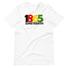 Load image into Gallery viewer, 1865 Juneteenth Unisex Tee - Melanated Vibes
