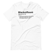 Load image into Gallery viewer, Blacknificent Unisex Tee - Melanated Vibes
