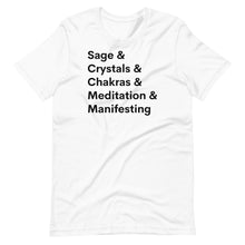 Load image into Gallery viewer, Sage &amp; Crystals Unisex Tee
