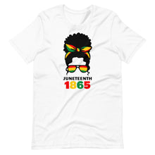 Load image into Gallery viewer, Juneteenth Black Woman Silhouette Unisex Tee
