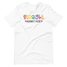 Load image into Gallery viewer, Straight Against Hate Unisex Tee
