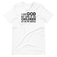 Load image into Gallery viewer, I Love God But Unisex Tee
