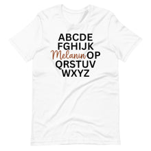 Load image into Gallery viewer, Melanin ABCs Unisex Tee
