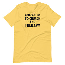 Load image into Gallery viewer, Church and Therapy Unisex Tee
