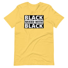 Load image into Gallery viewer, Black Mixed With Black Unisex Tee
