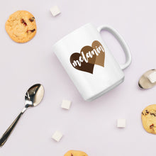 Load image into Gallery viewer, Melanin Hearts Ceramic Mug
