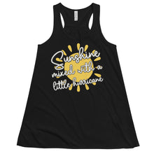 Load image into Gallery viewer, Sunshine Mixed With Hurricane Flowy Racerback Tank
