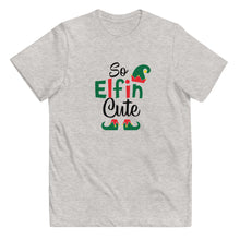 Load image into Gallery viewer, So Elfin Cute Unisex Youth Holiday Tee
