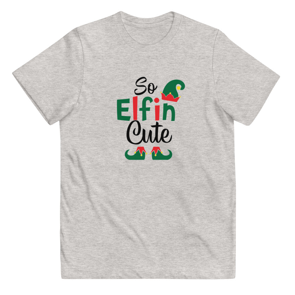 So Elfin Cute Unisex Youth Holiday Tee