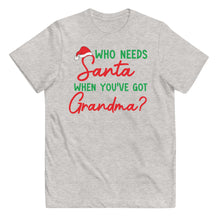 Load image into Gallery viewer, Who Needs Santa Youth Holiday Tee
