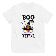 Load image into Gallery viewer, BOO-tiful Unisex Youth Tee - Melanated Vibes
