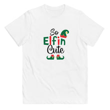 Load image into Gallery viewer, So Elfin Cute Unisex Youth Holiday Tee
