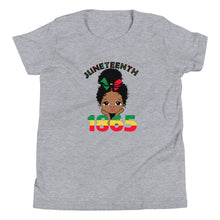 Load image into Gallery viewer, Little Girl Juneteenth Youth Tee
