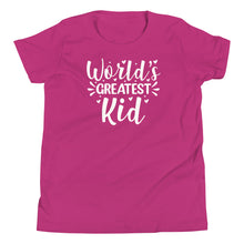 Load image into Gallery viewer, World&#39;s Greatest Kid Youth Tee
