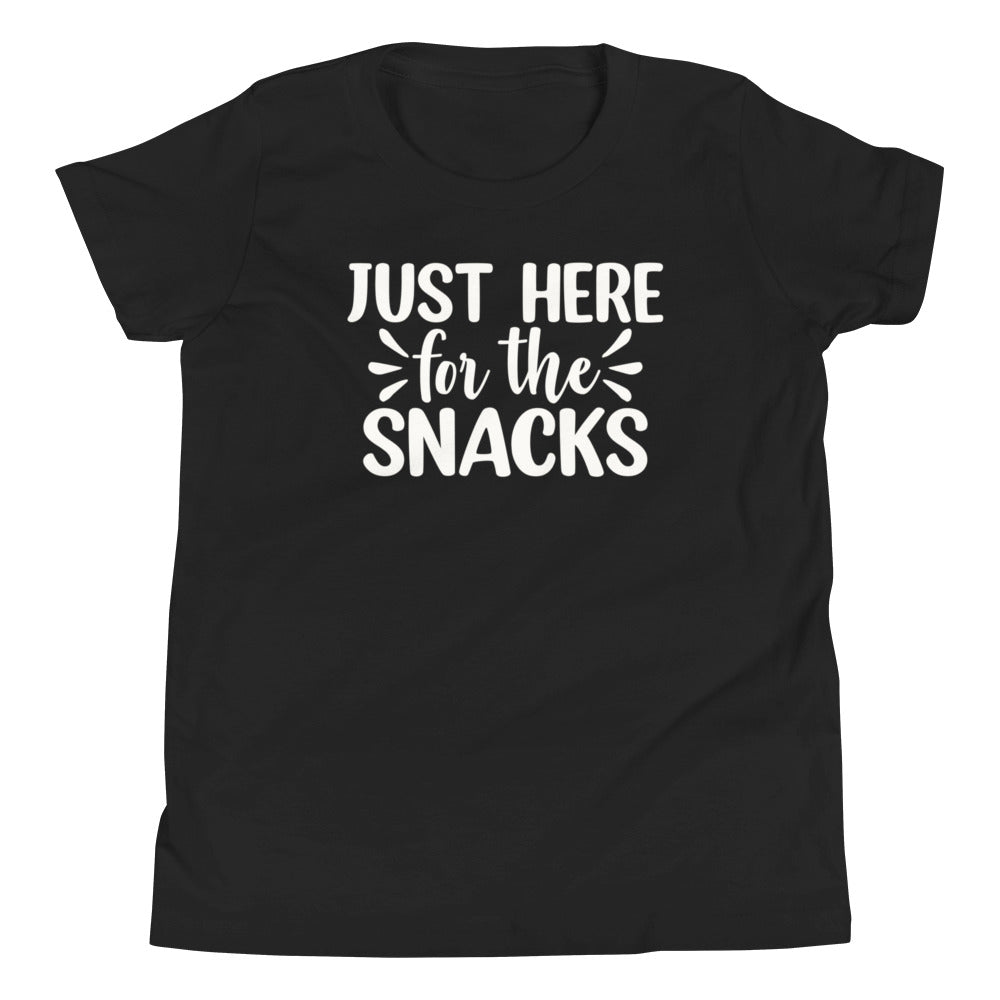 Just Here for the Snacks Youth Tee