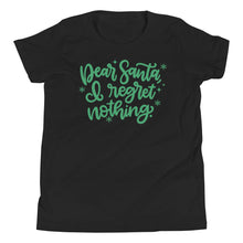 Load image into Gallery viewer, I Regret Nothing Youth Holiday Tee
